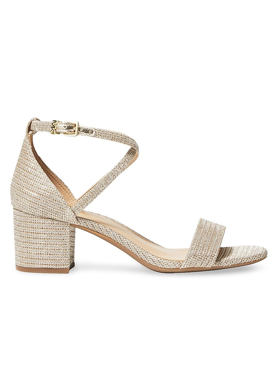 Women's Serena Flex Leather Sandals - Pale Gold - Size 7