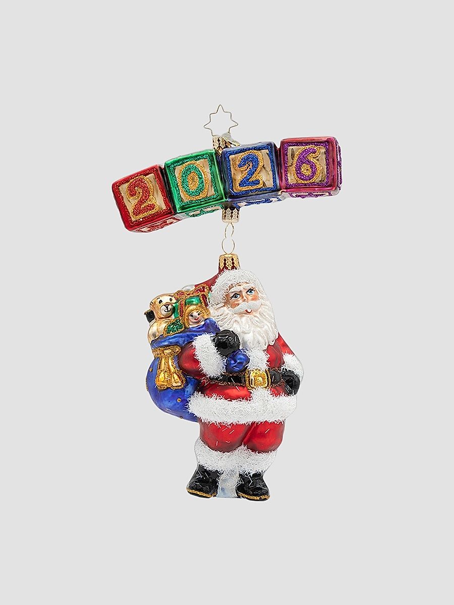 2026: Season Of Smiles Glass Ornament