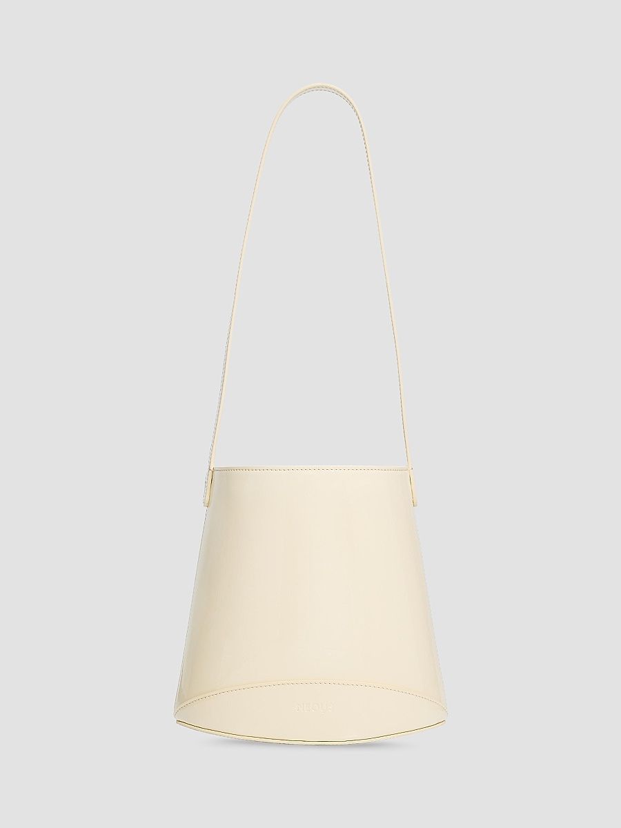 Neous Women's Pardalis 2.0 Leather Bucket Bag - Cream