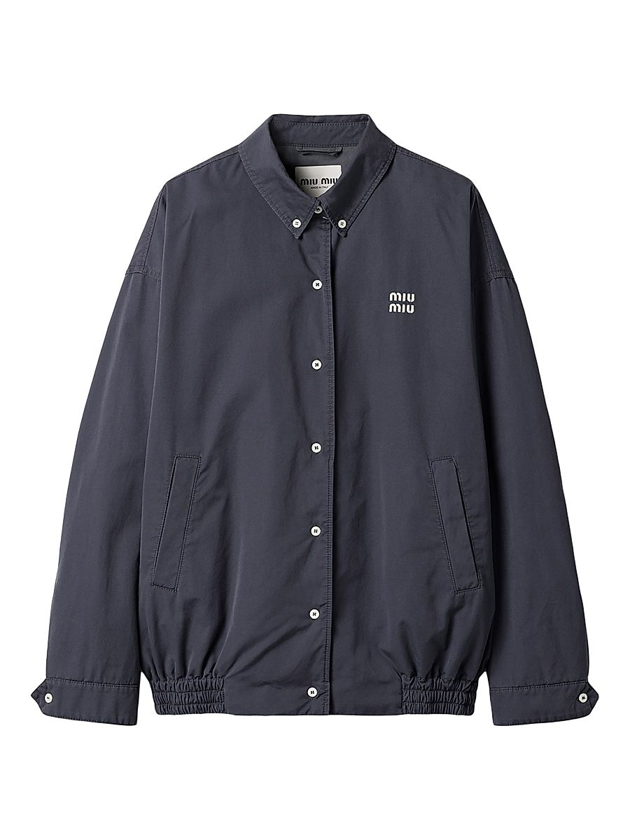 Women's Old Poplin Blouson Jacket - Grey - Size 6