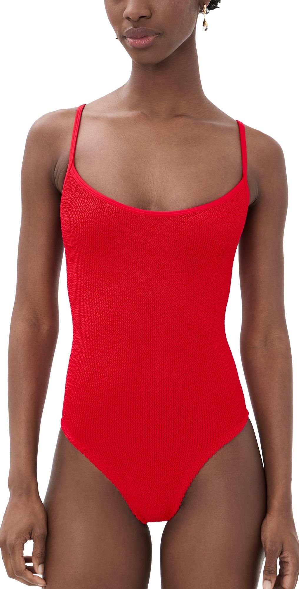 Hunza G Pamela One Piece Red One Size