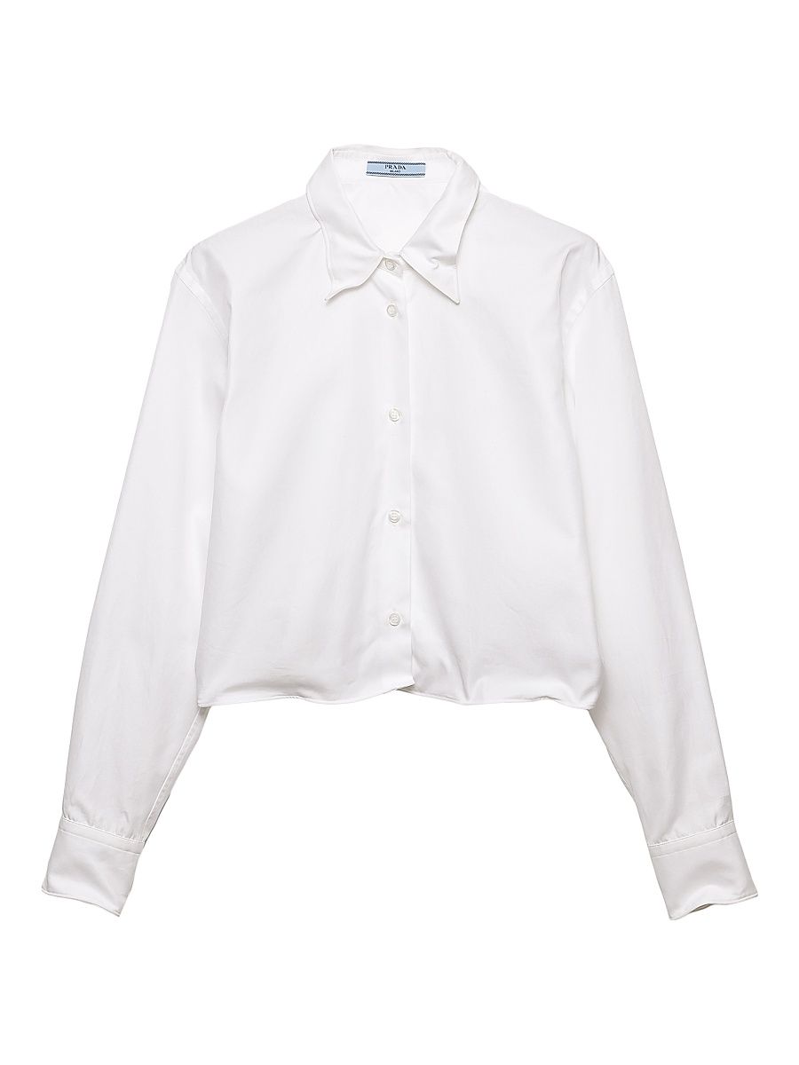 Women's Shapeable Cotton Shirt - White - Size 12