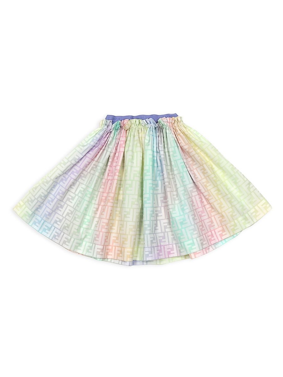 Little Girl's & Girl's Logo Print Ombré Skirt - Ombre - Size 4