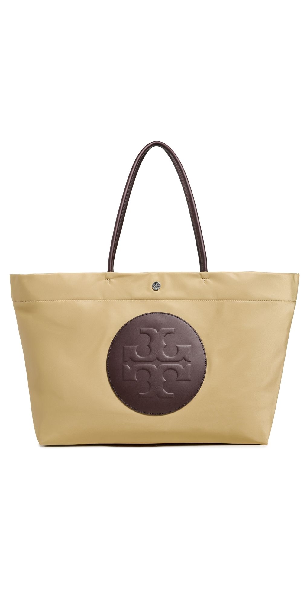 Tory Burch Ella Twist Reversible Tote Wheat One Size