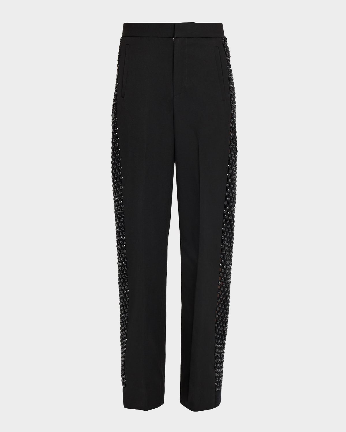 Crystal Tosh Crystal-Embellished Trousers