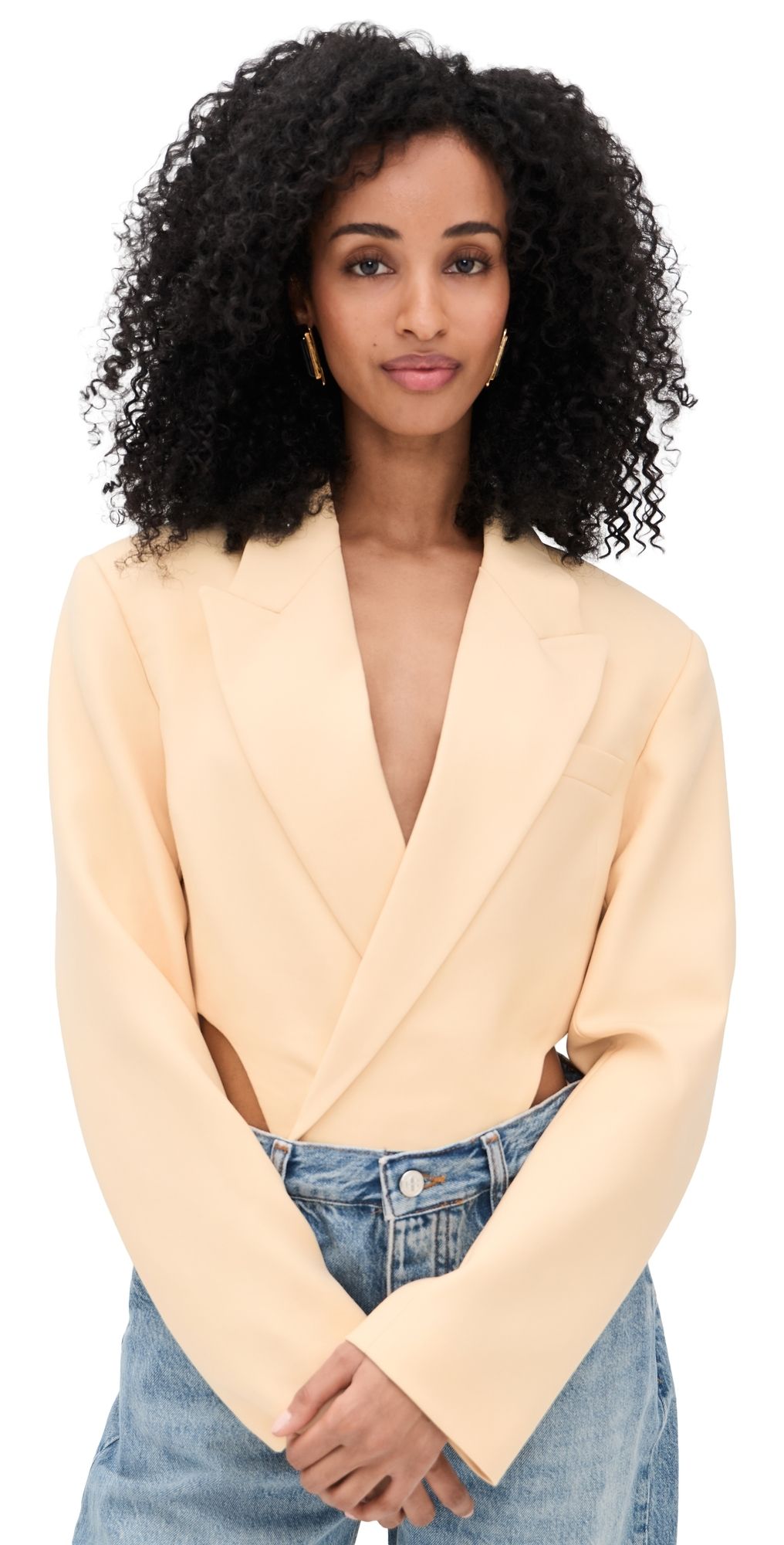 Ronny Kobo Florina Bodysuit Banana S