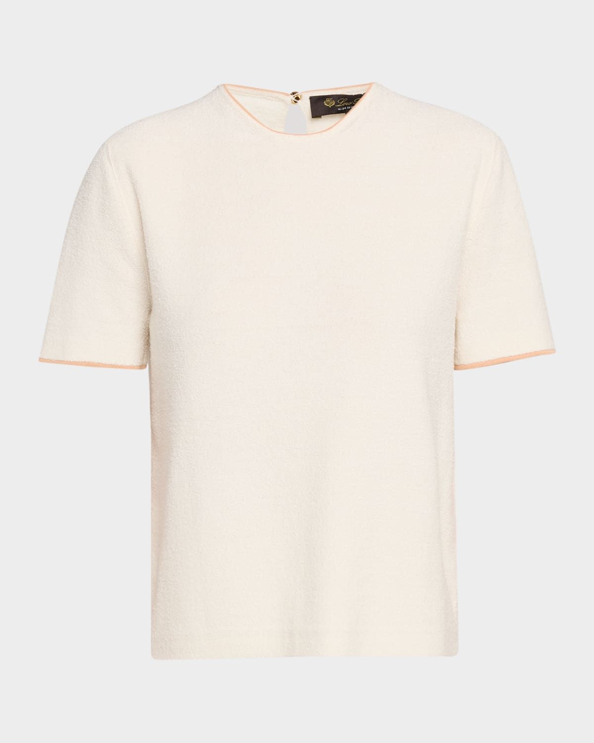 Cannareggio Short-Sleeve Silk-Cotton Sweater