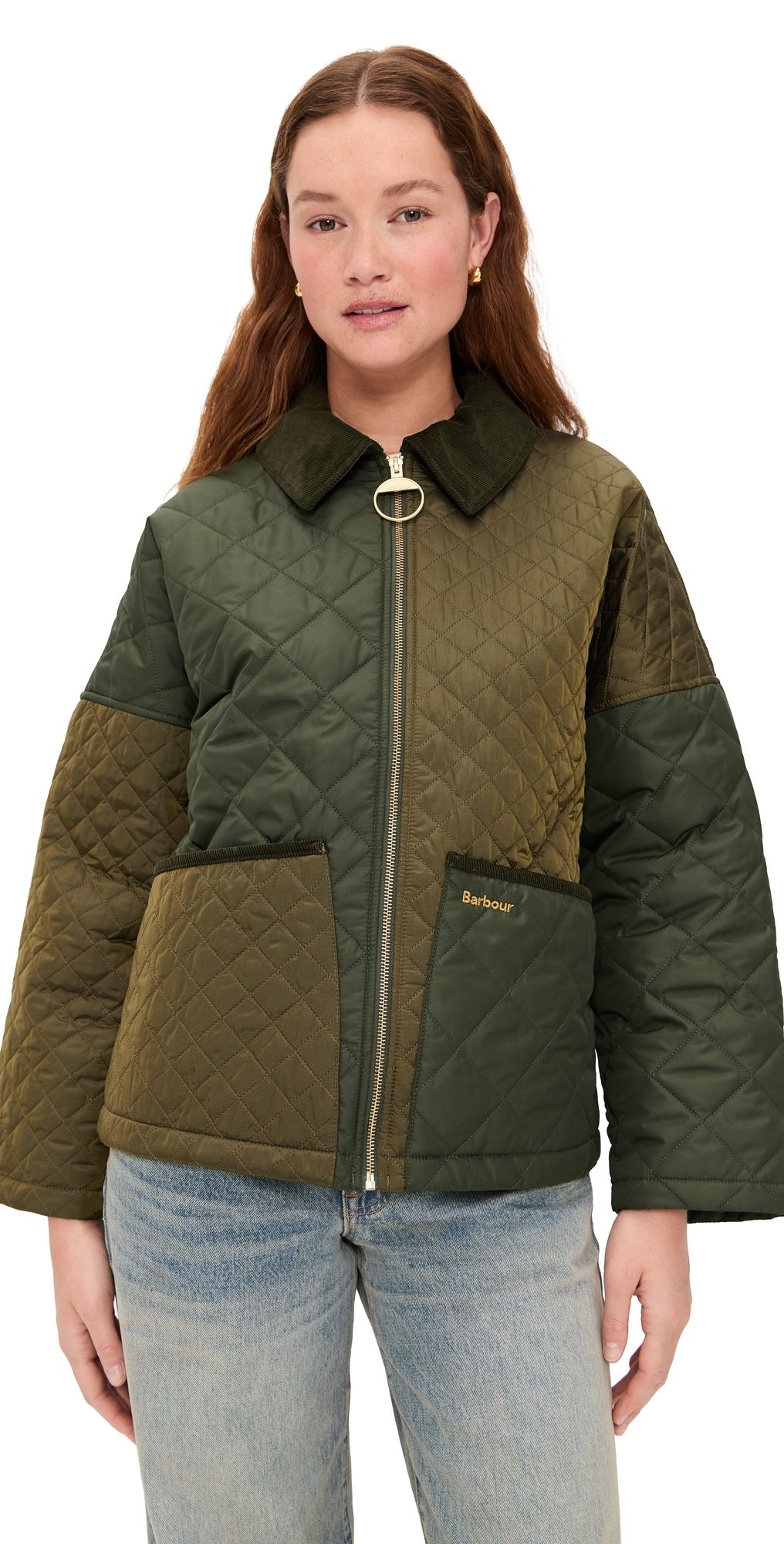 Barbour Barbour Danby Quilted Jacket Golden Olive/Olive/Tartan 4