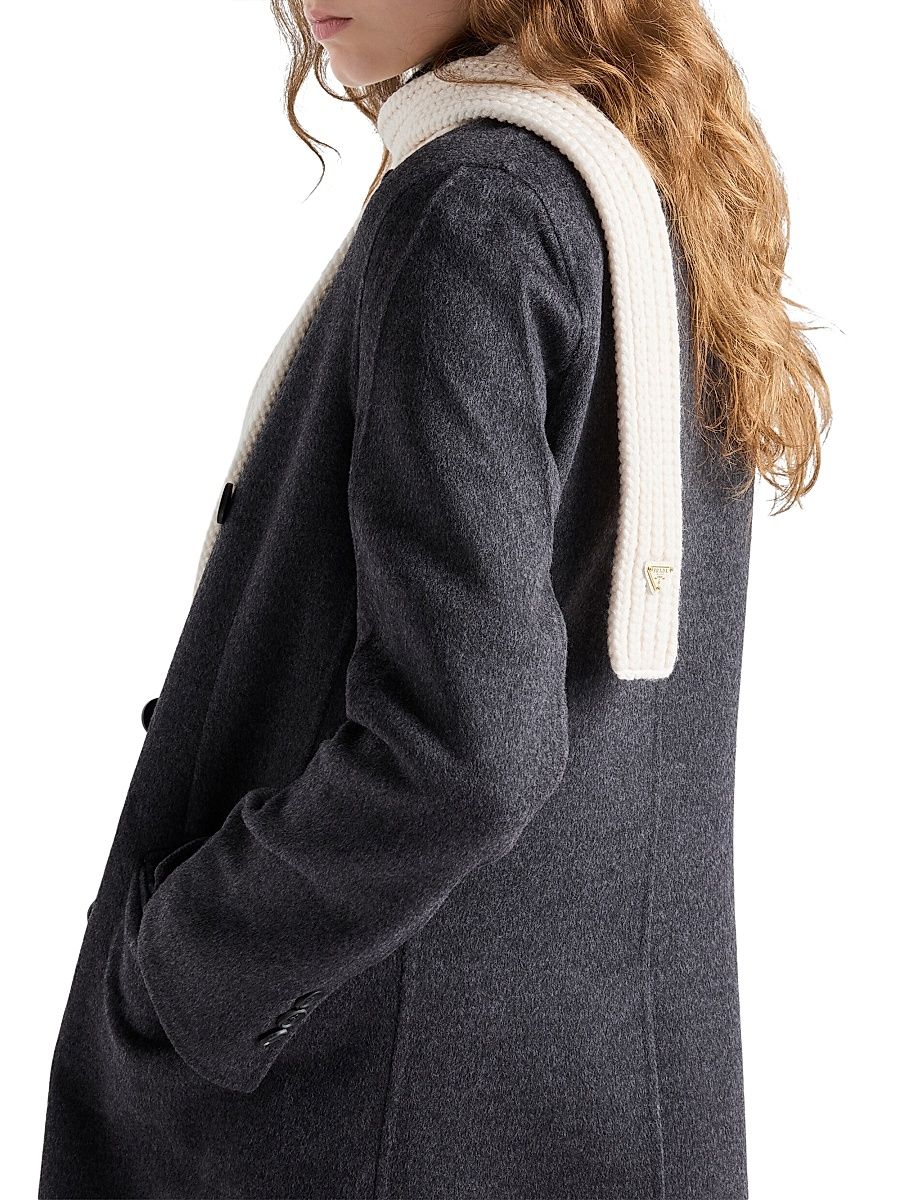 Women's Wool Scarf - Beige Khaki