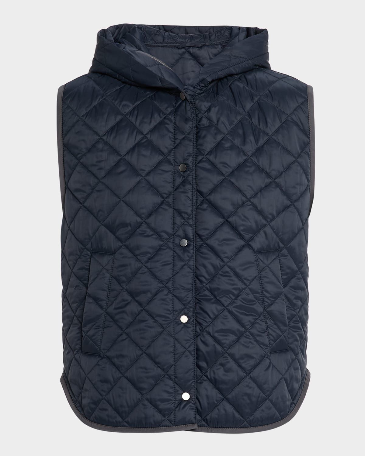 Hooded Quilted Vest