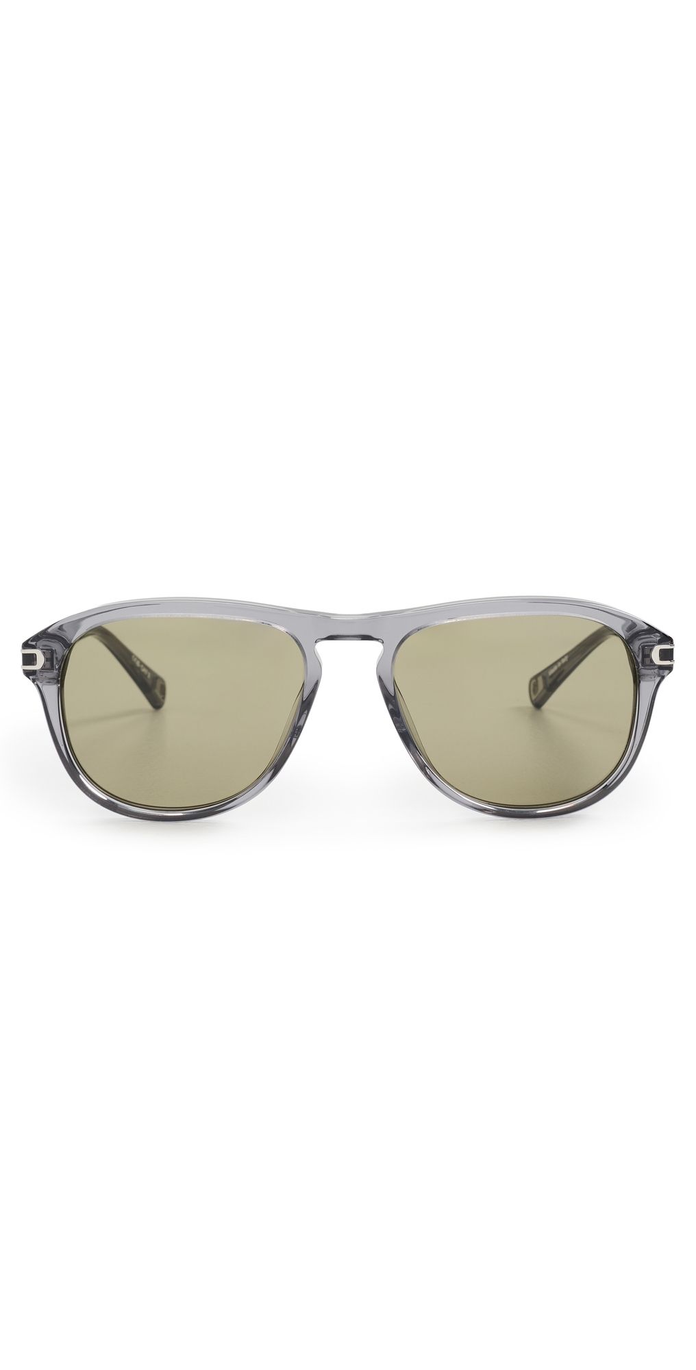 Orlebar Brown The Danny Sunglasses Volcanic Crystal/Herbal Green One Size