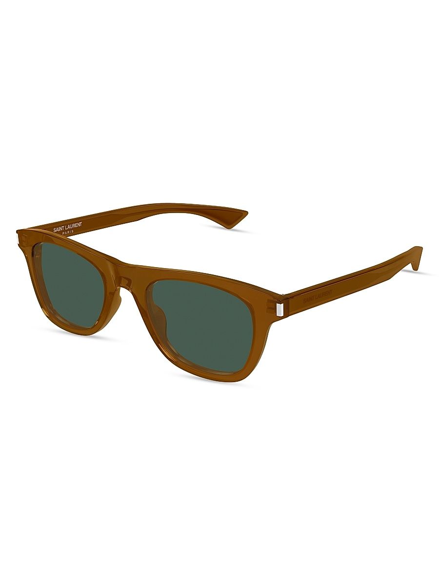 Men's 51MM Square Sunglasses - Brown Green