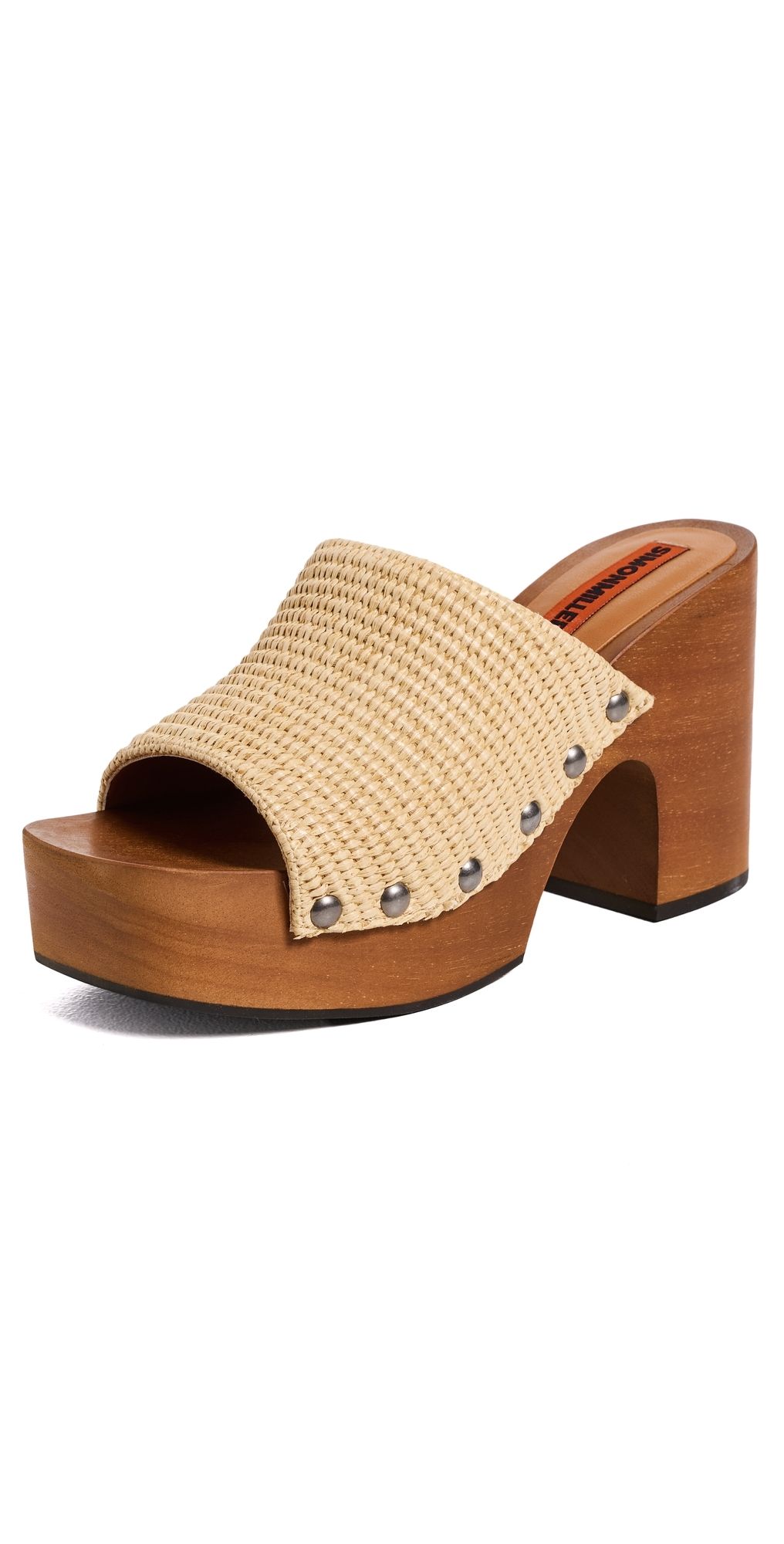 SIMONMILLER Sol Wood Sandals Natural 39