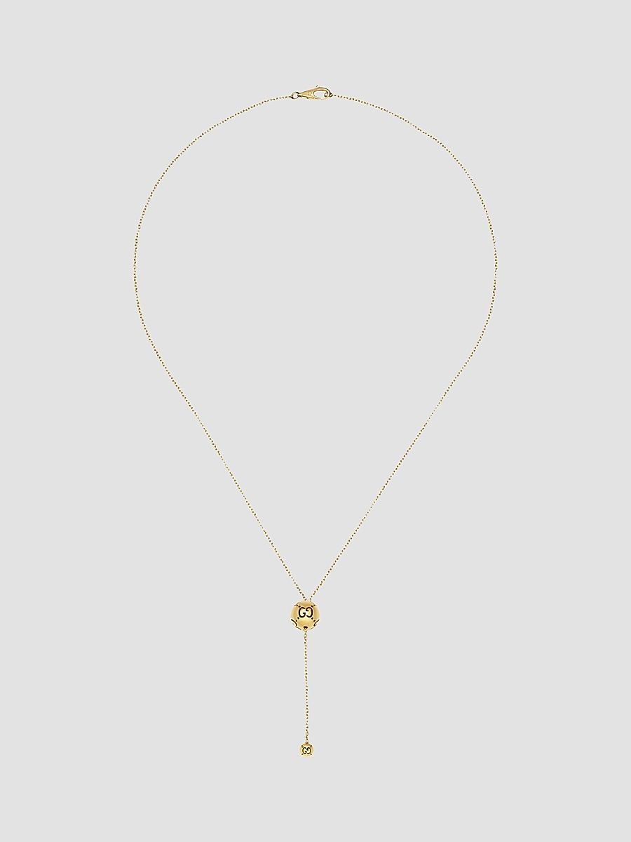 Gucci Women's Gucci Icon 18K Yellow Gold Lariat Necklace - Yellow Gold