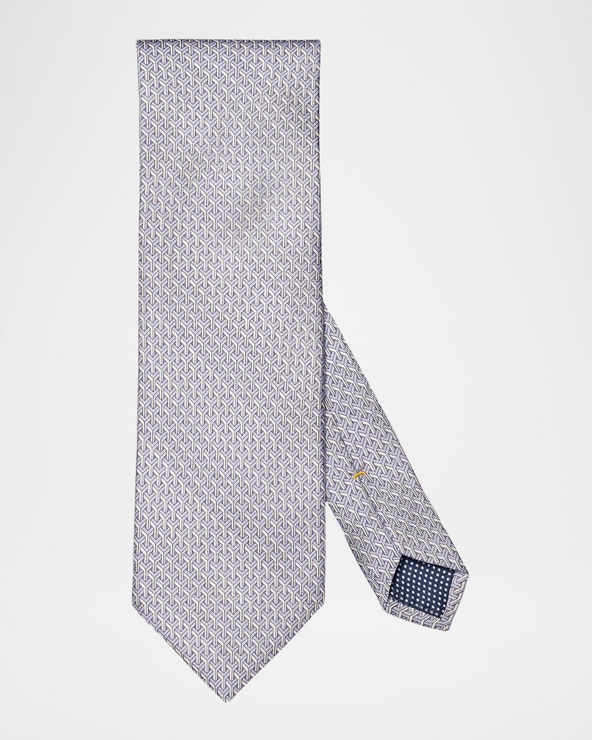 Men & apos;s Geometric Silk Tie