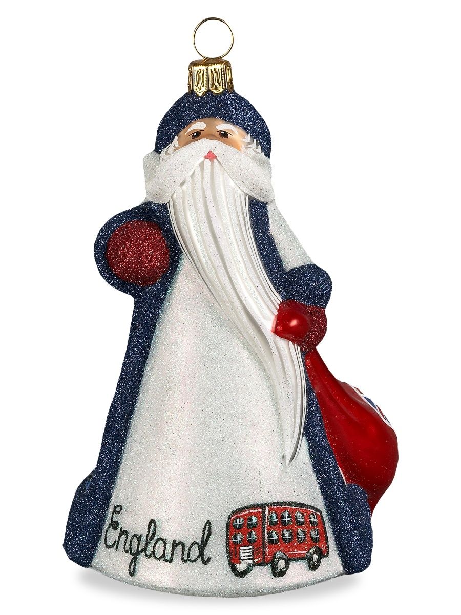 Glitterazzi International Santa Britain Ornament