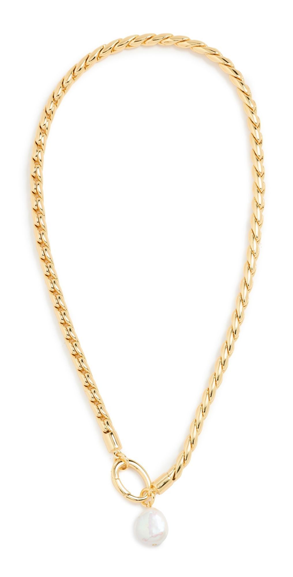 SHASHI Bhodi Necklace Gold/Pearl One Size