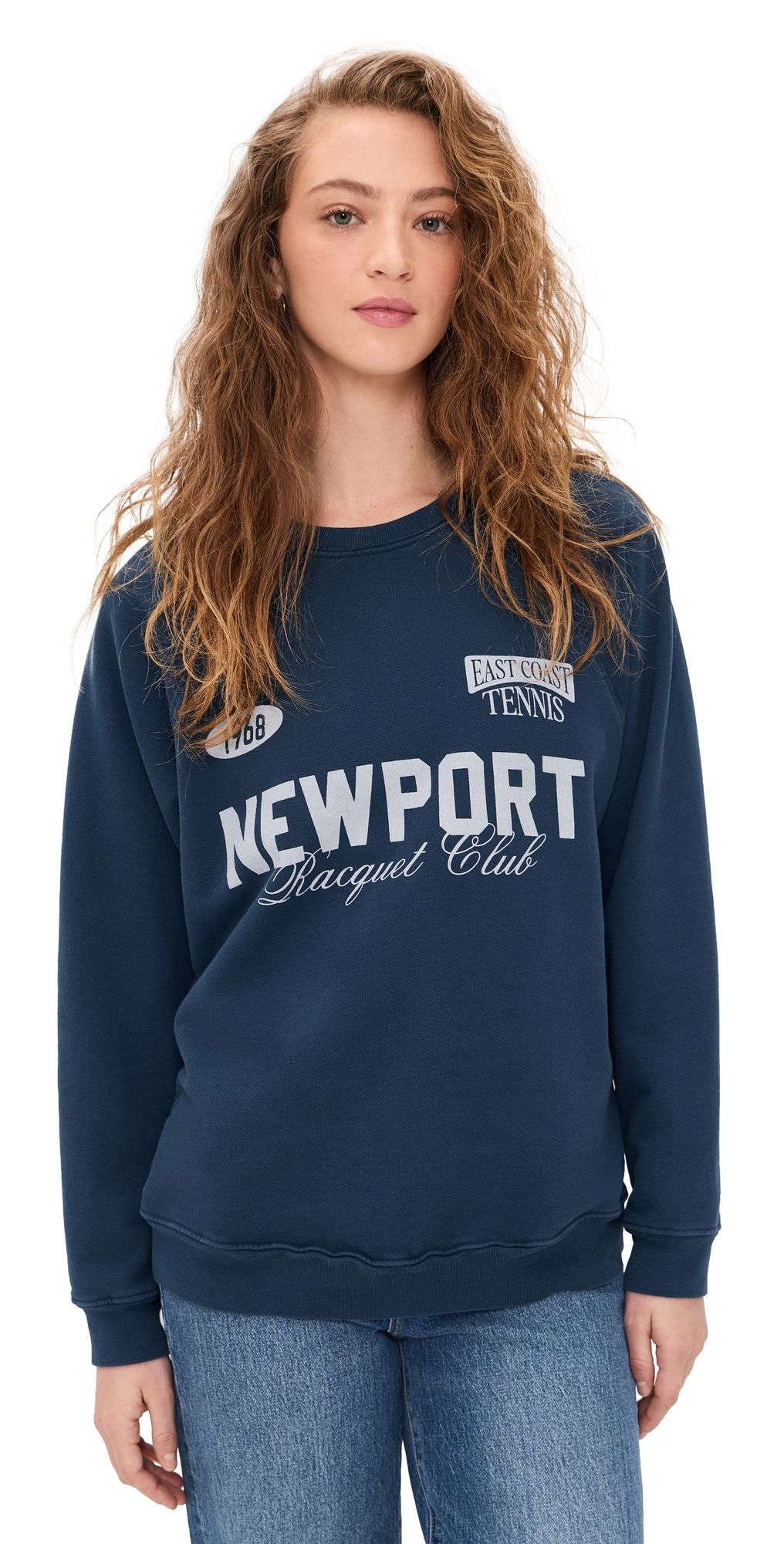 Original Retro Brand Newport Racquet Club Pullover Vmn L