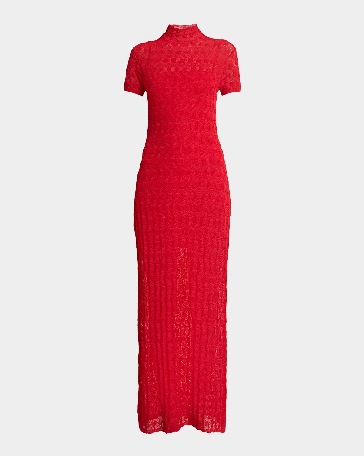 Zein Geometric Knit Maxi Dress