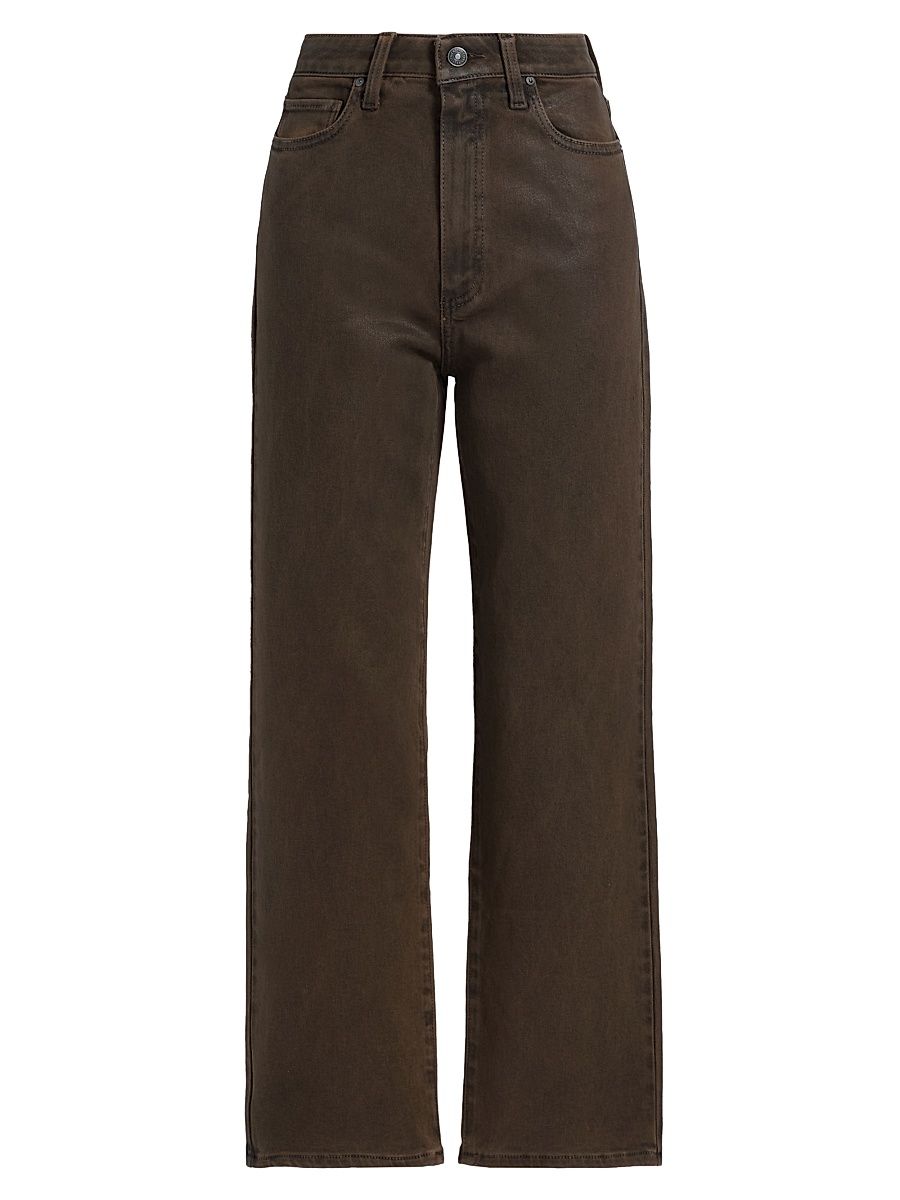 Women's Stevie High-Rise Ankle Jeans - Dark Brown - Size 30
