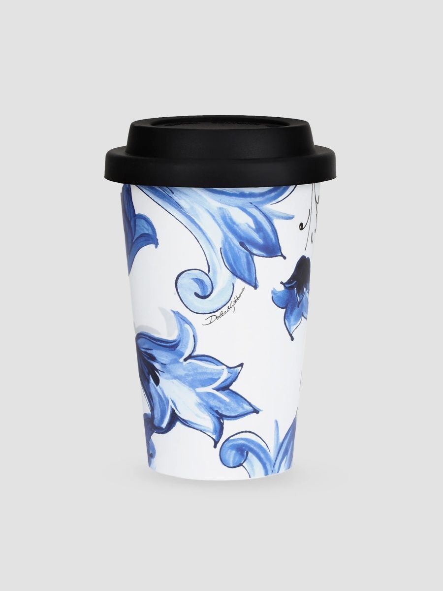 Dolce & Gabbana Blue Mediterraneo Ceramic Travel Mug - Blue Mediterraneo