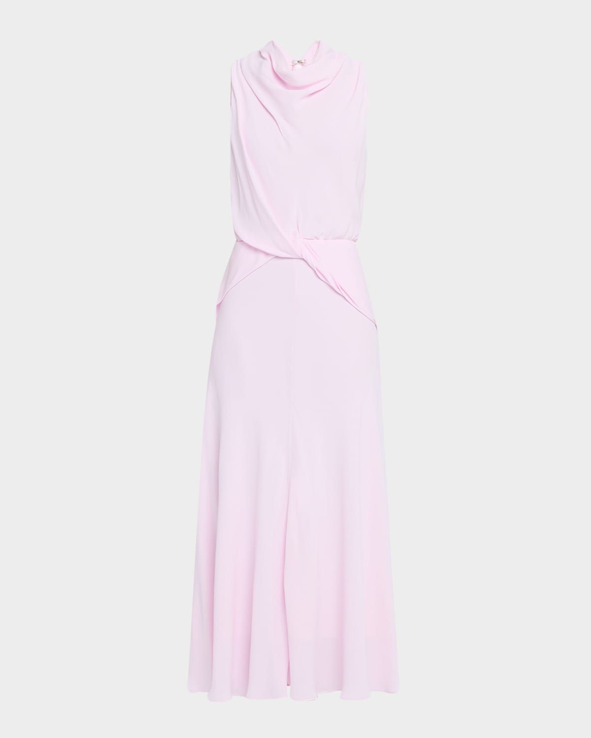 Valerie Draped Halter Midi Dress