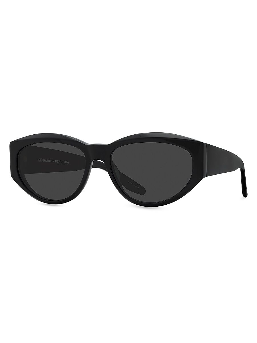 Women's Robinson Clover 56MM Cat-Eye Sunglasses - Black