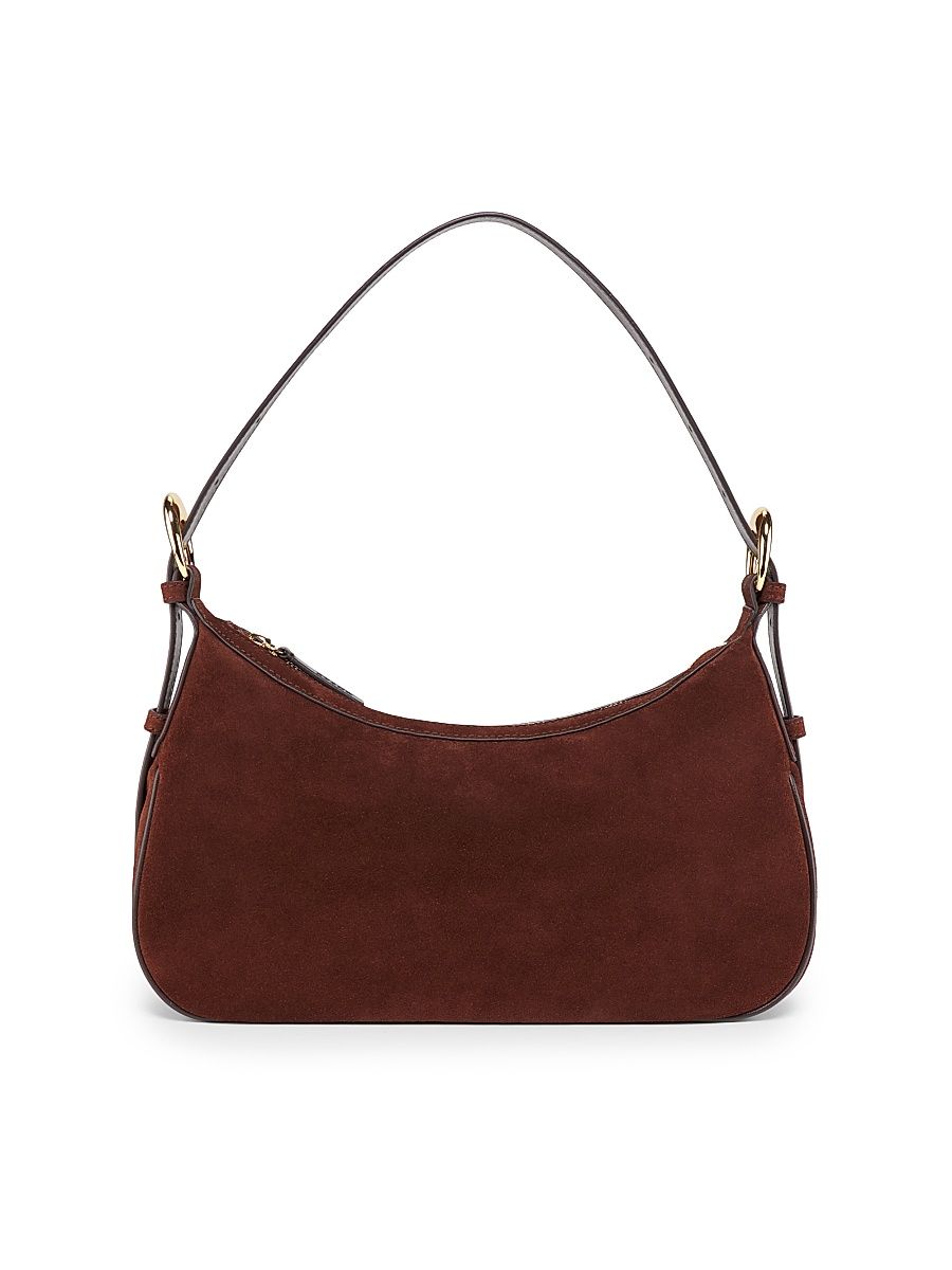 Women's Pine Suede Shoulder Bag - Storm