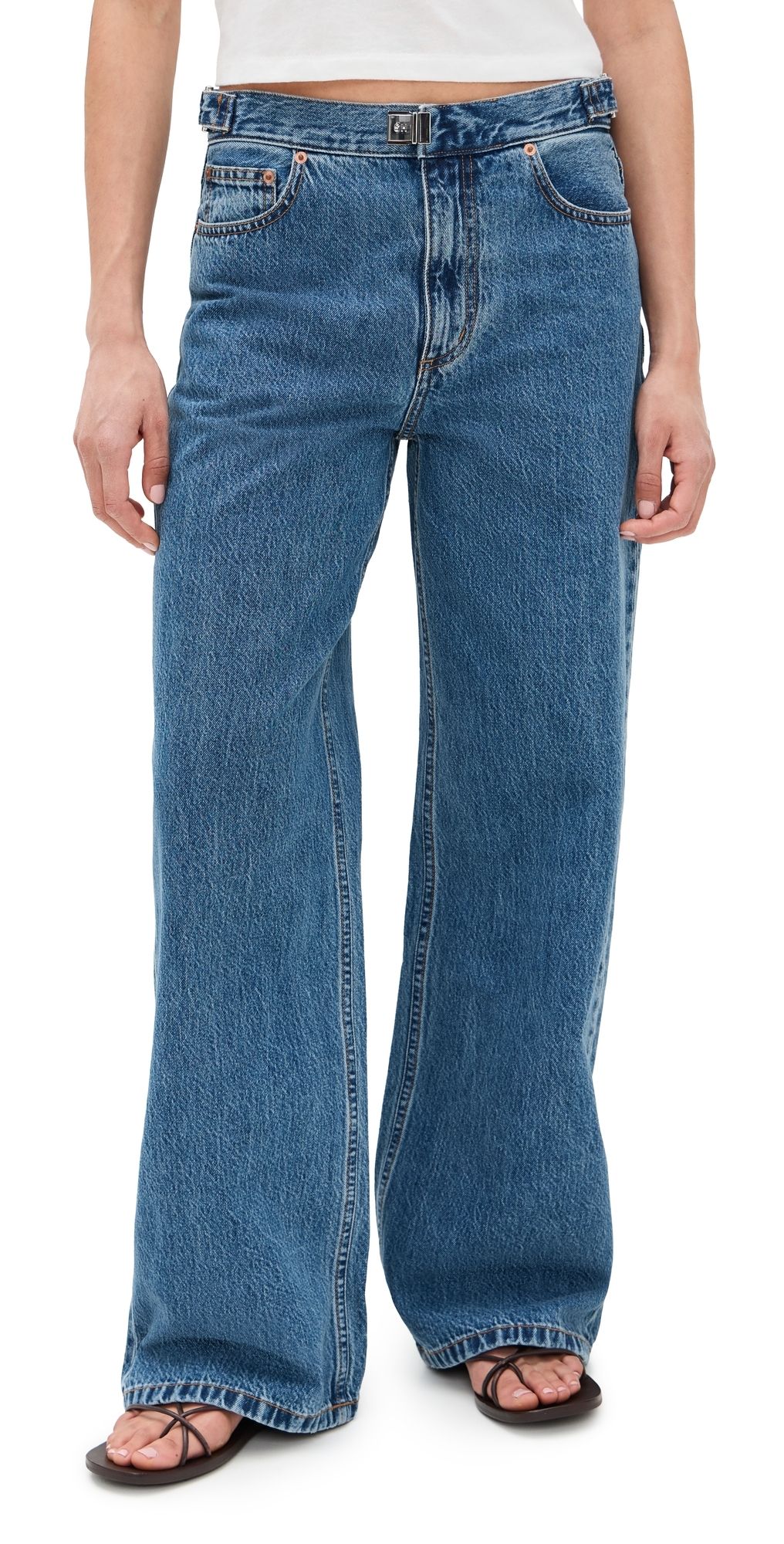 Still Here Buckle Jeans Classic Blue 24