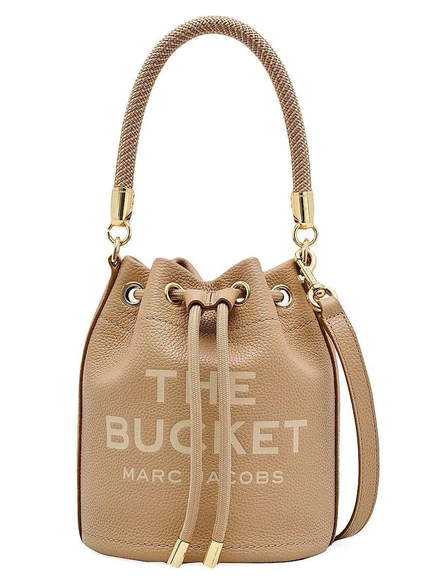 Women's The Leather Bucket Bag - Camel