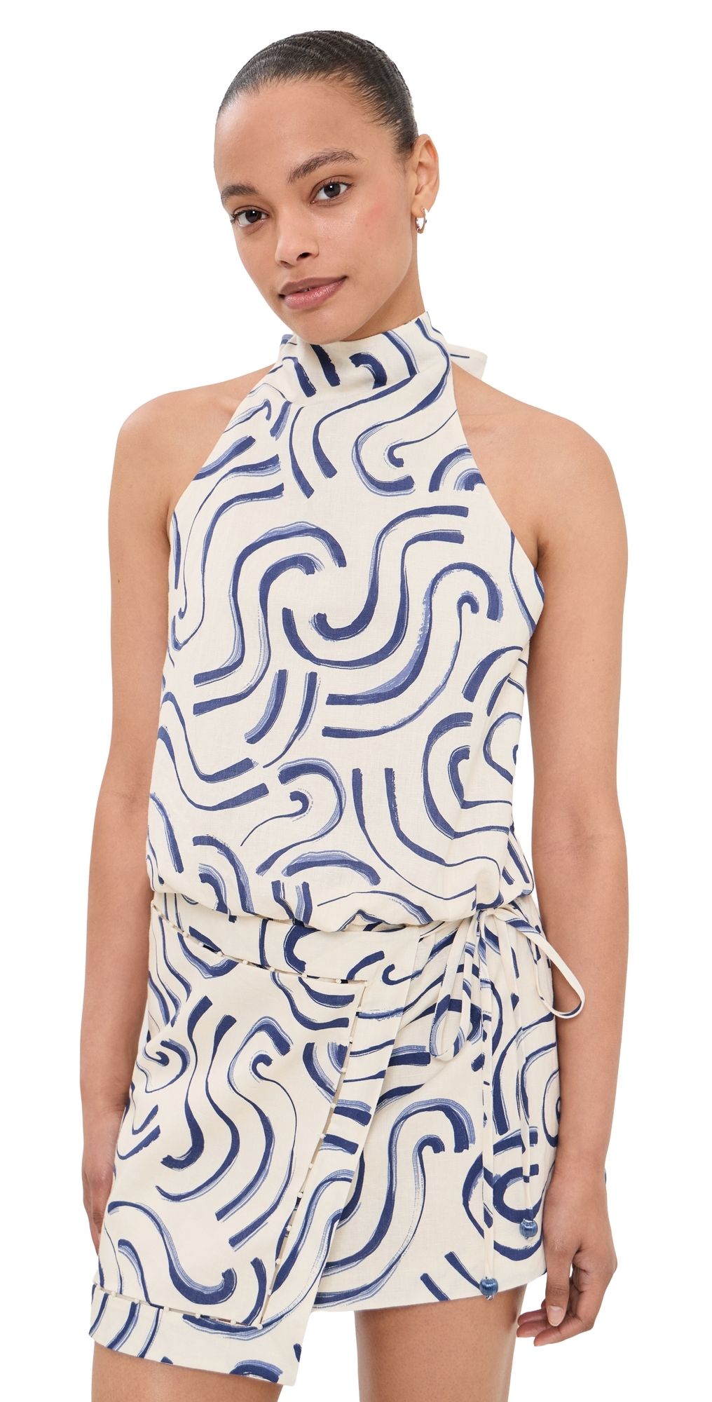 ALEXIS Sirenza Dress Blue Wave XS