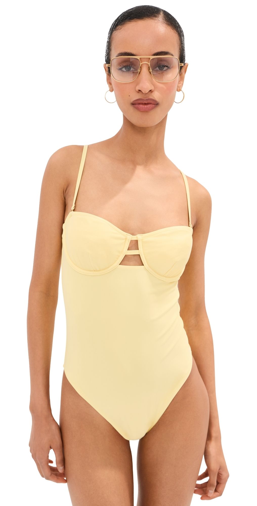 LE BOP Underwire One Piece Mellow Yellow XS