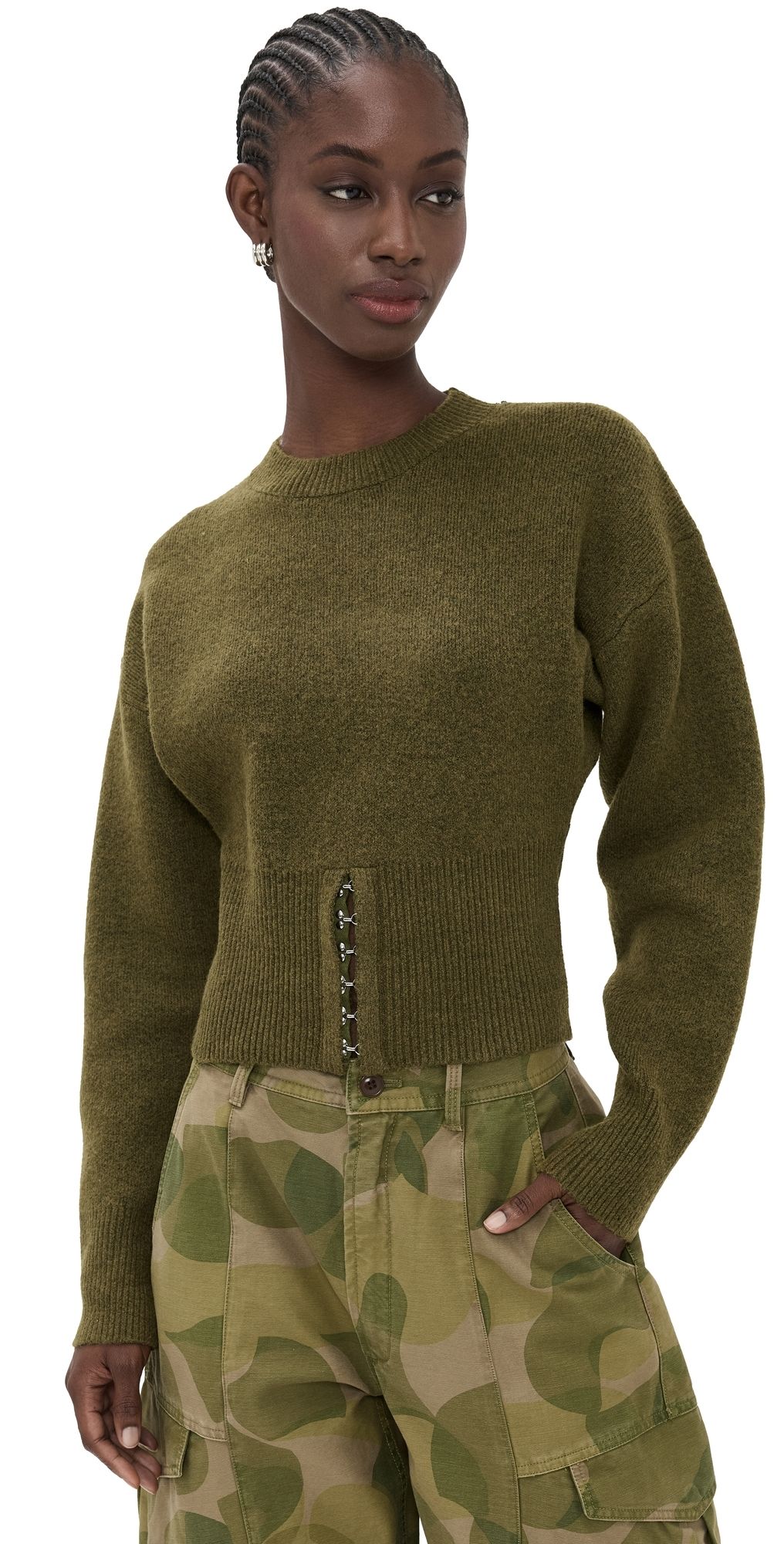 Lioness Dion Knit Olive XXXXS