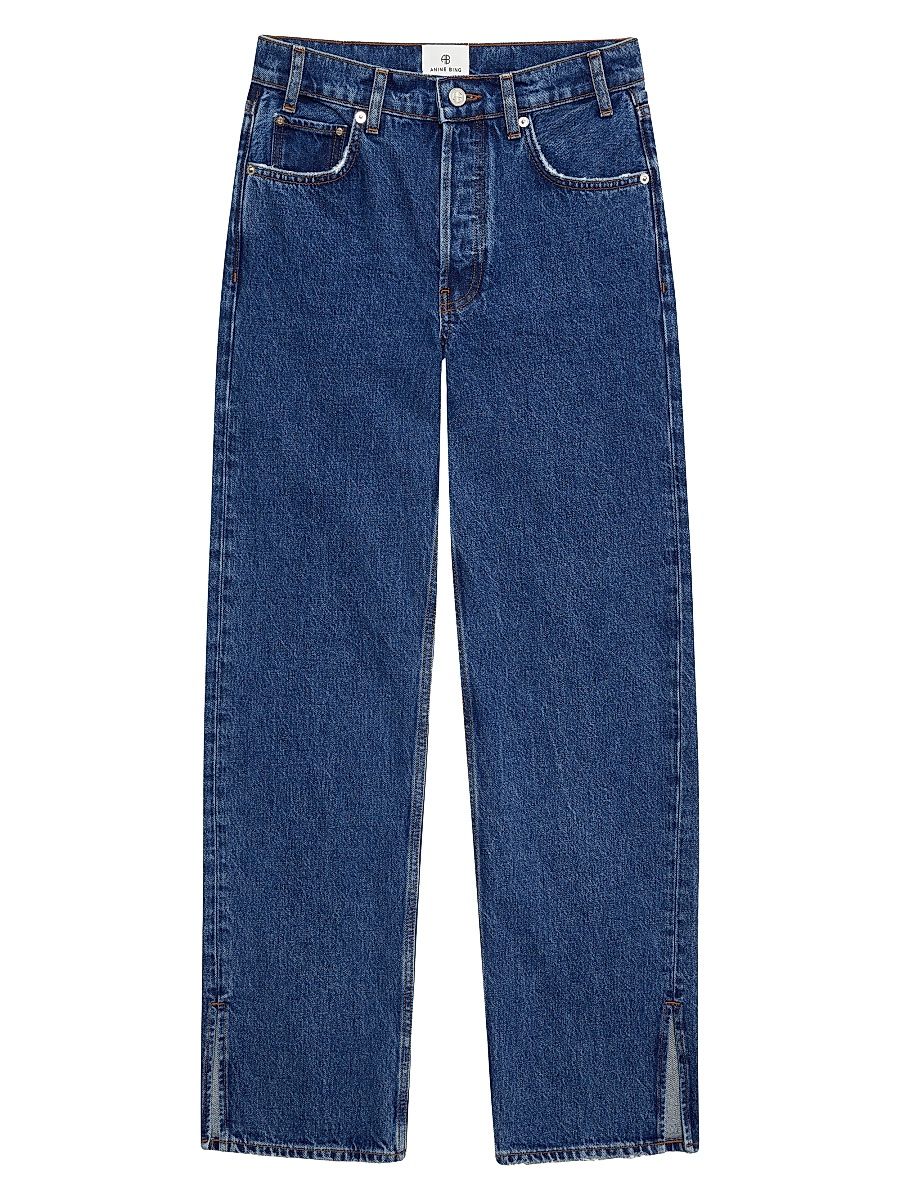 Women's Roy High-Rise Straight-Fit Jeans - Clean Indigo Denim - Size 30