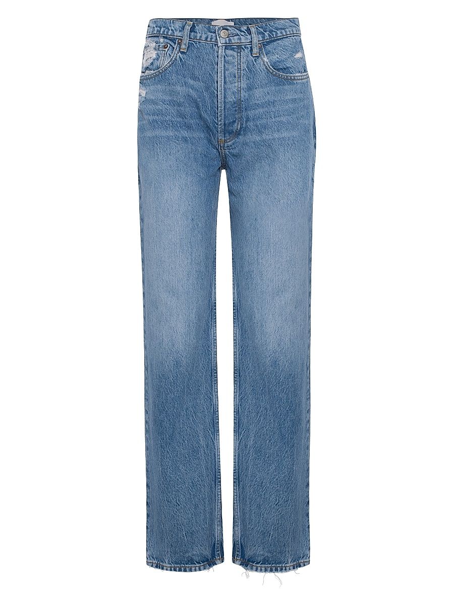 Women's The Ziggy Straight Leg High Rise Jeans - Silverado - Size 31