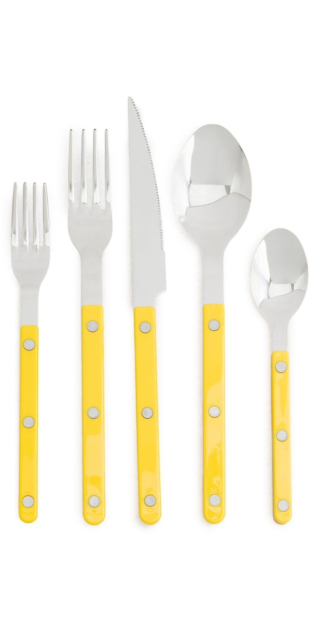 Sabre 5 Piece Cutlery Set Yellow One Size