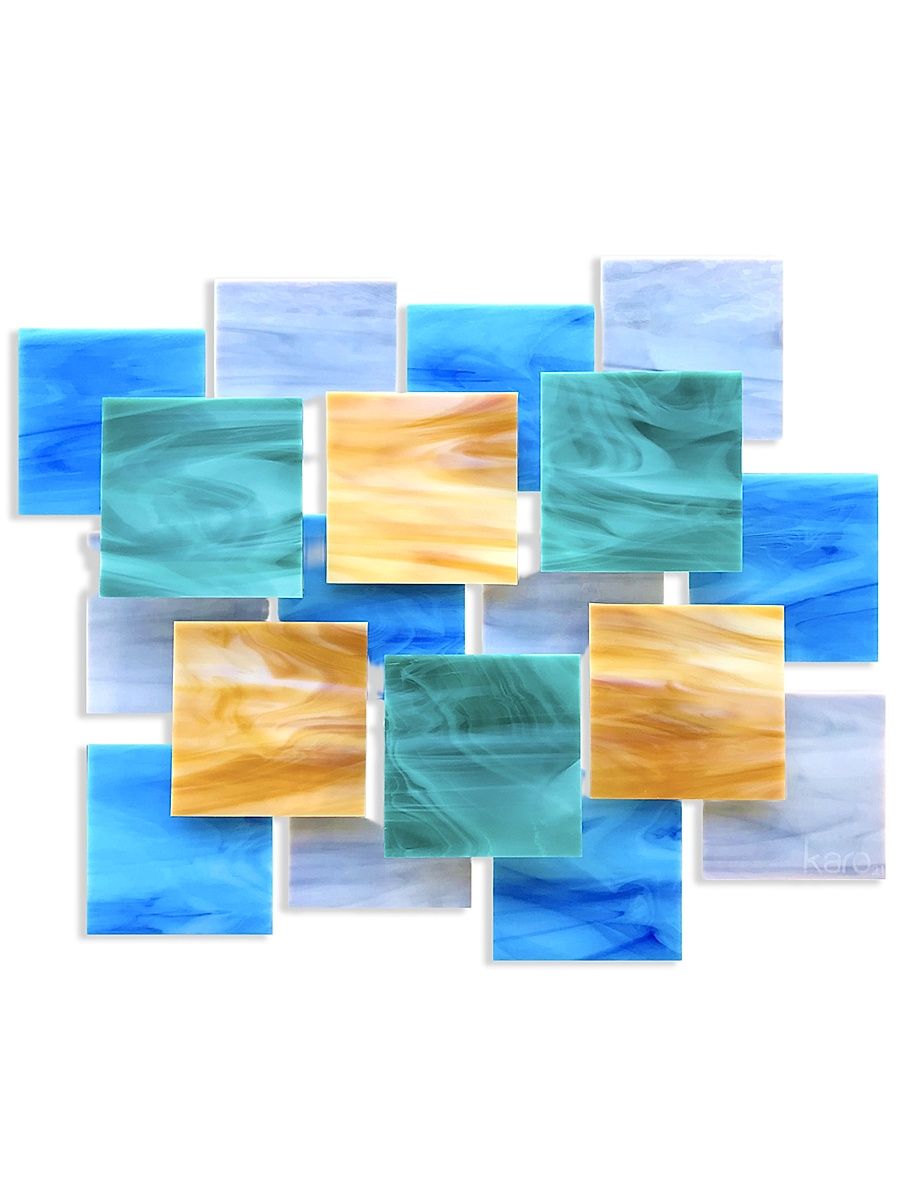 Enchanted Sunset Glass Wall Sculpture