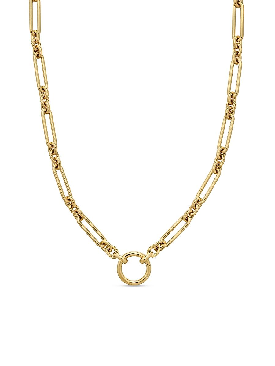 Women's Lexington Chain Necklace in 18K Yellow Gold, 4.5mm - Gold - Size 20
