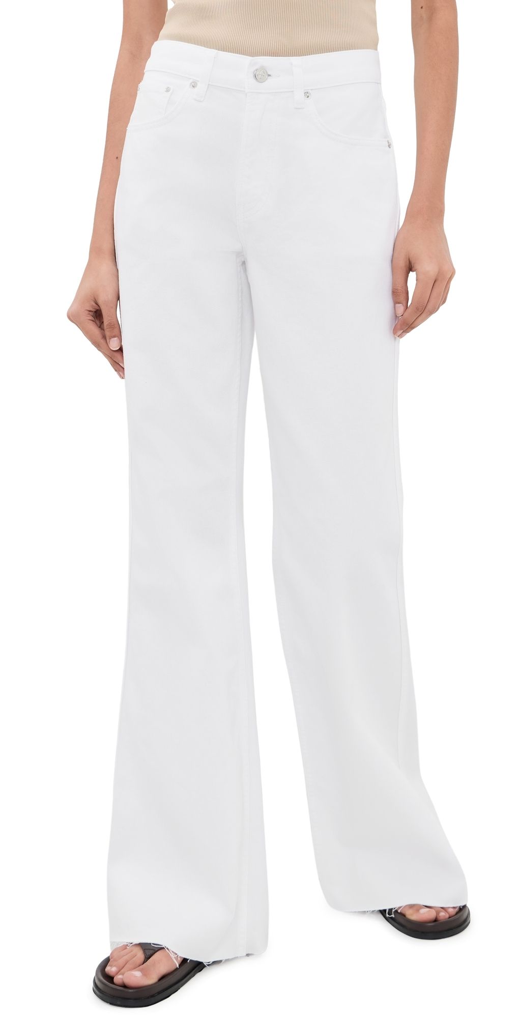 ANINE BING Wyatt Jeans White 32
