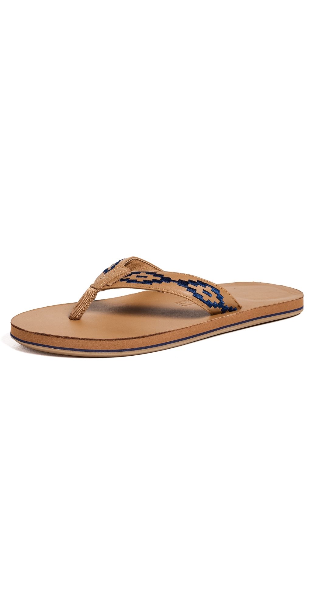 Hari Mari Fields Camino Flip Flops Tan 10