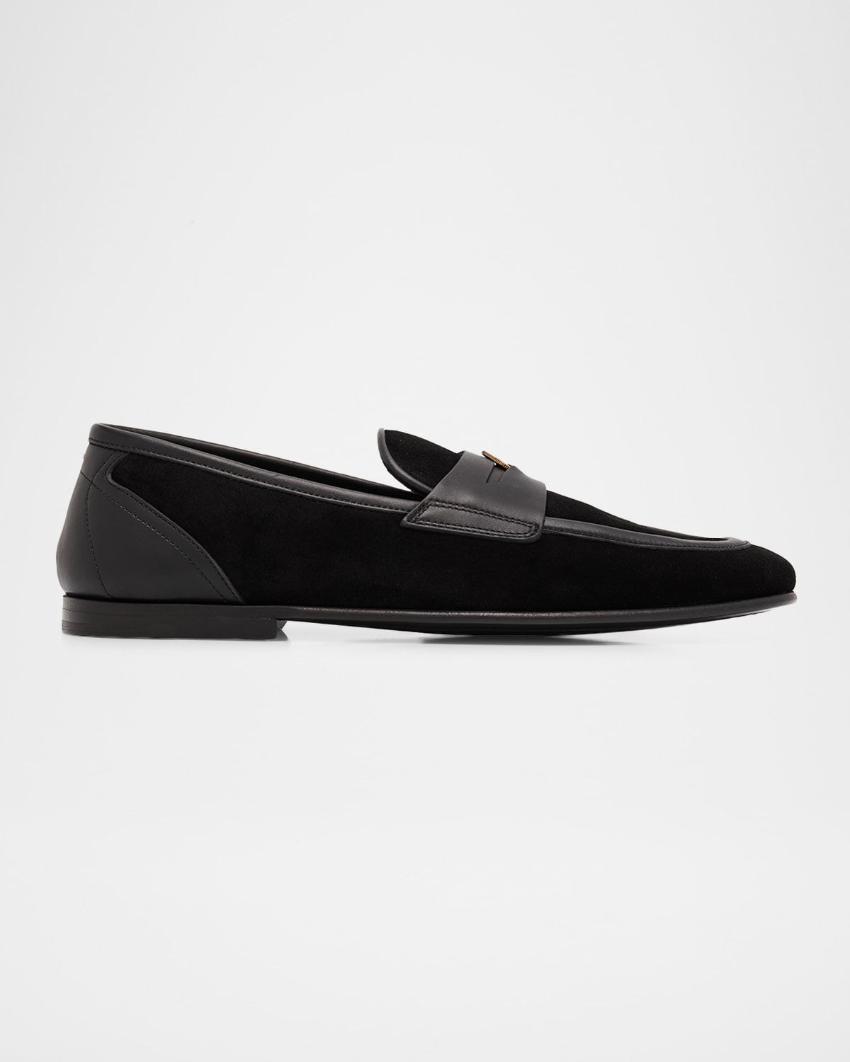 Men & apos;s Split Calfskin Penny Loafers