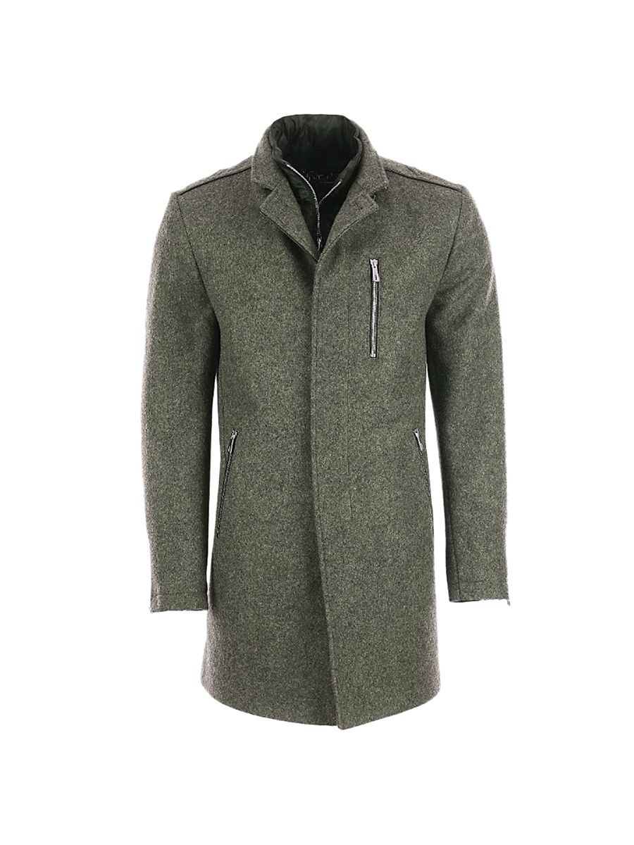 Men's Peacoat - Green - Size XL