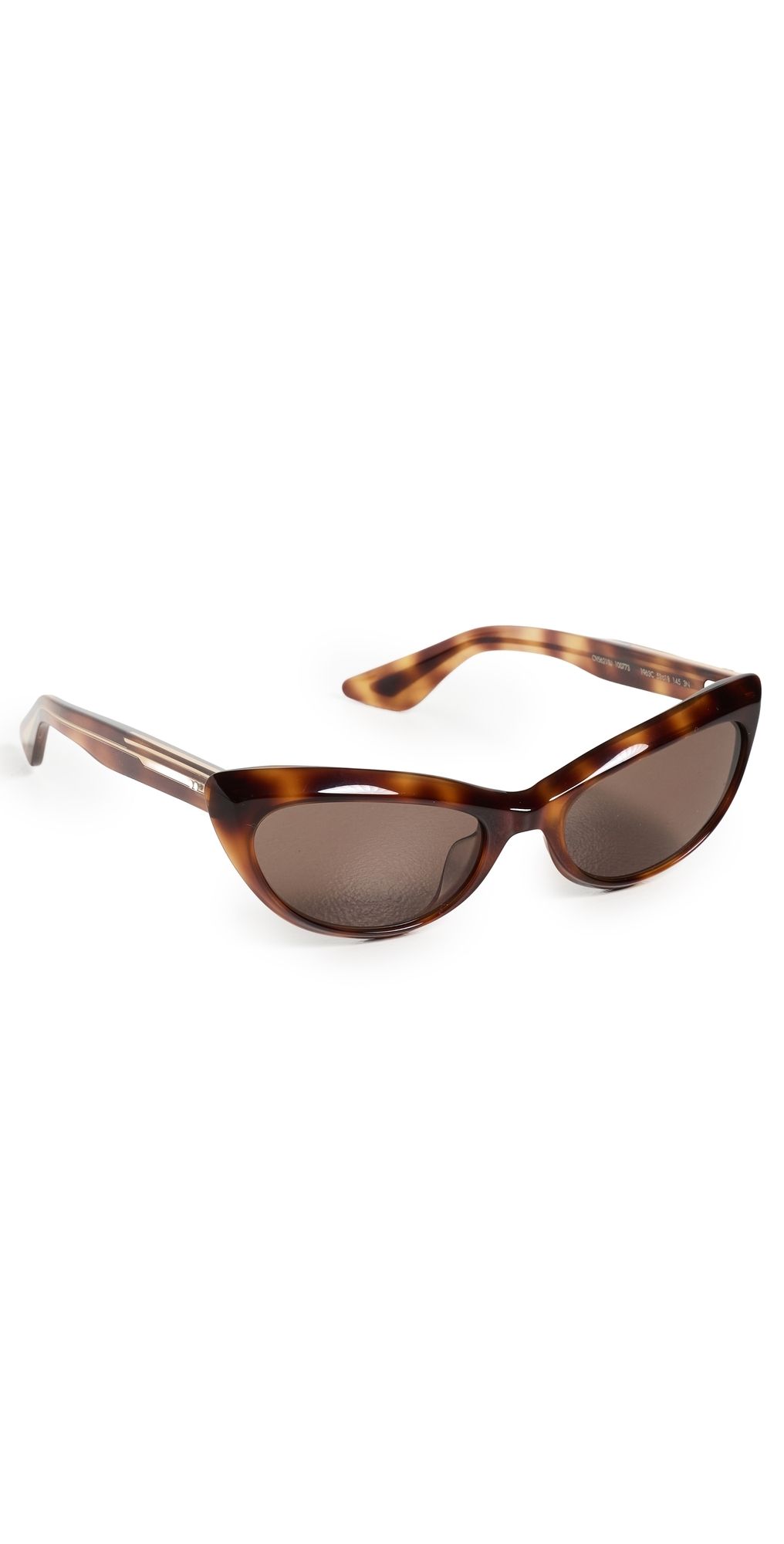 Oliver Peoples Eyewear Oliver Peoples Eyewear x Khaite 1963C Sunglasses Dark Mahogany/Brown One Size