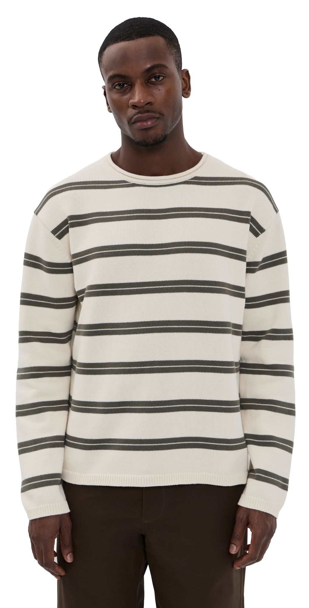 NN07 Sailor Crew Sweater Ivory L