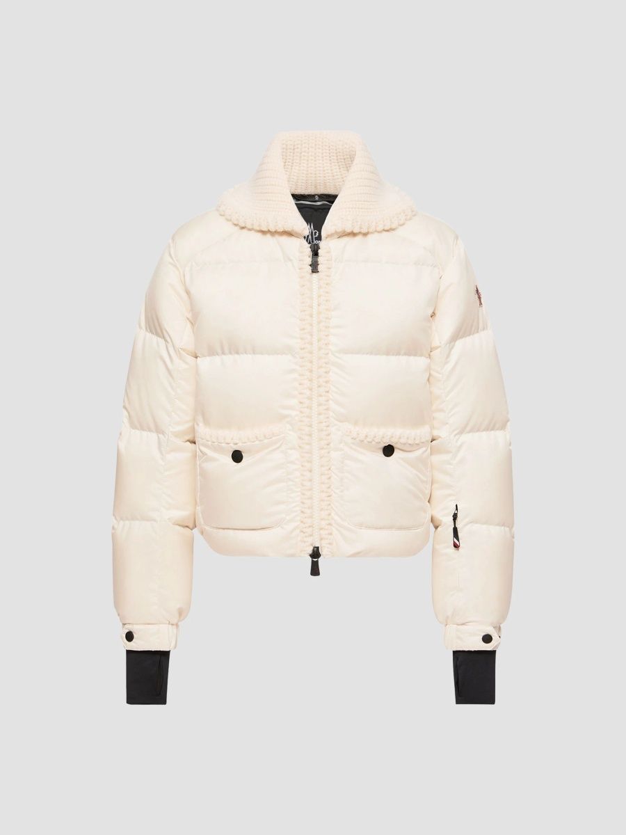 Moncler Women's Jolie Ski Coat - White - Size Medium