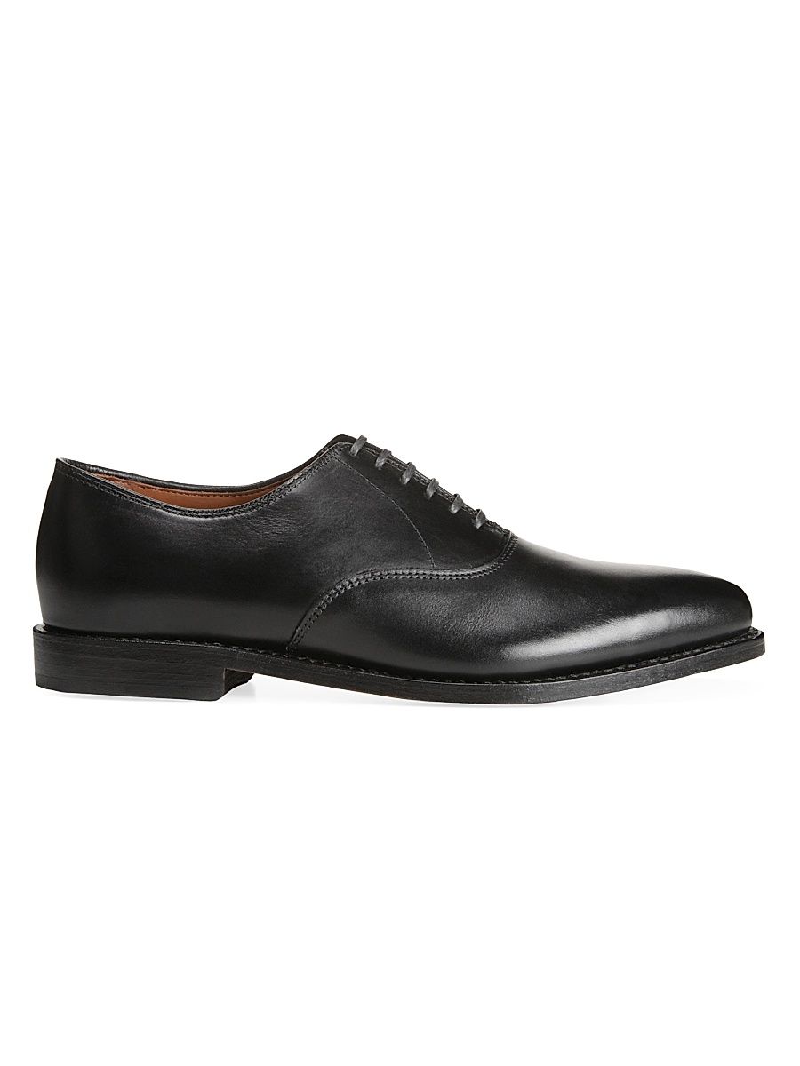 Men's Carlyle Leather Oxfords - Black - Size 10.5