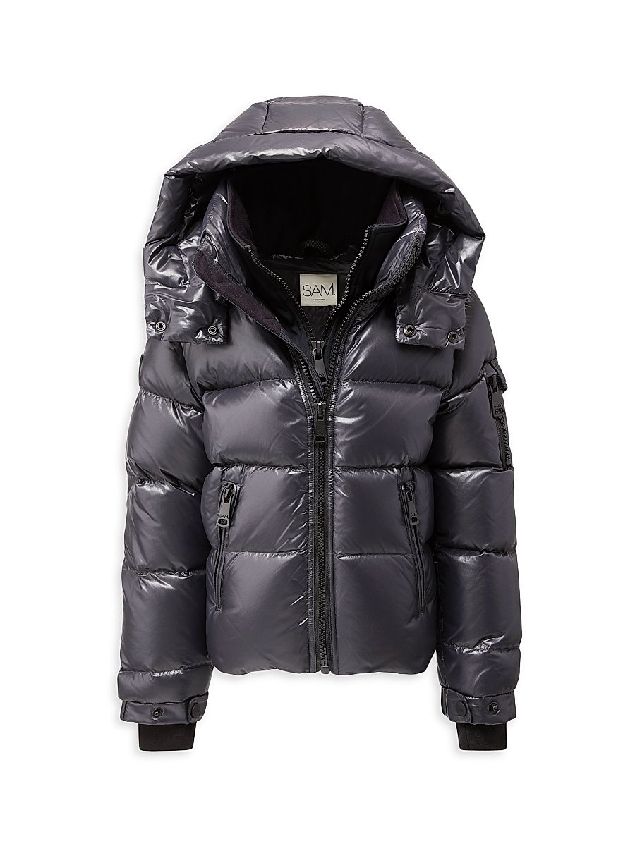 Little Boy's & Boy's Glacier Down Puffer Jacket - Steel - Size 6