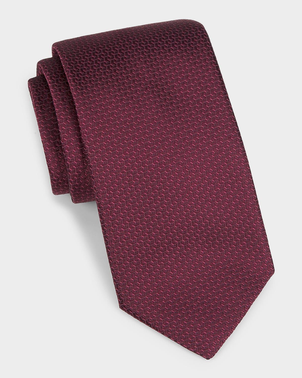 Men & apos;s Tonal Silk Jacquard Tie
