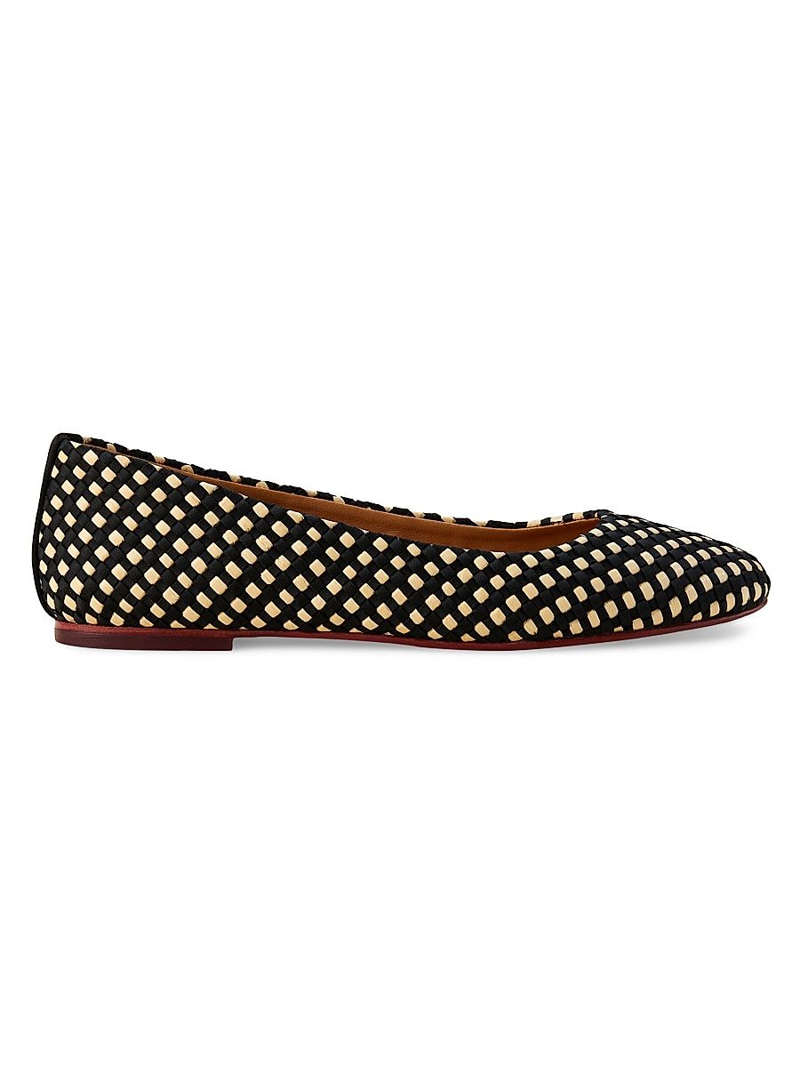 Women's Nomad Raffia Ballet Flats - Costa - Size 8