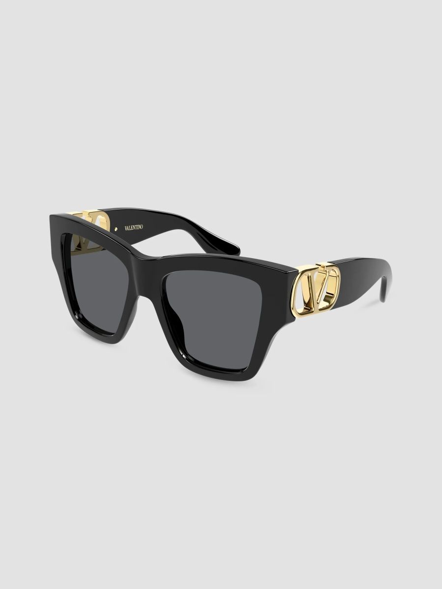 Valentino Women's V Logo Vg0052S V Combi 53MM Butterfly Sunglasses - Black